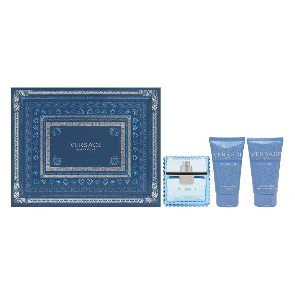 Versace Man Eau Fraiche Gift Set for Men
