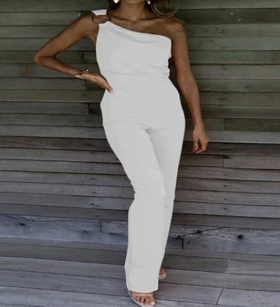 WOLFF Backless Sleeveless Jumpsuit for Women (One Piece)